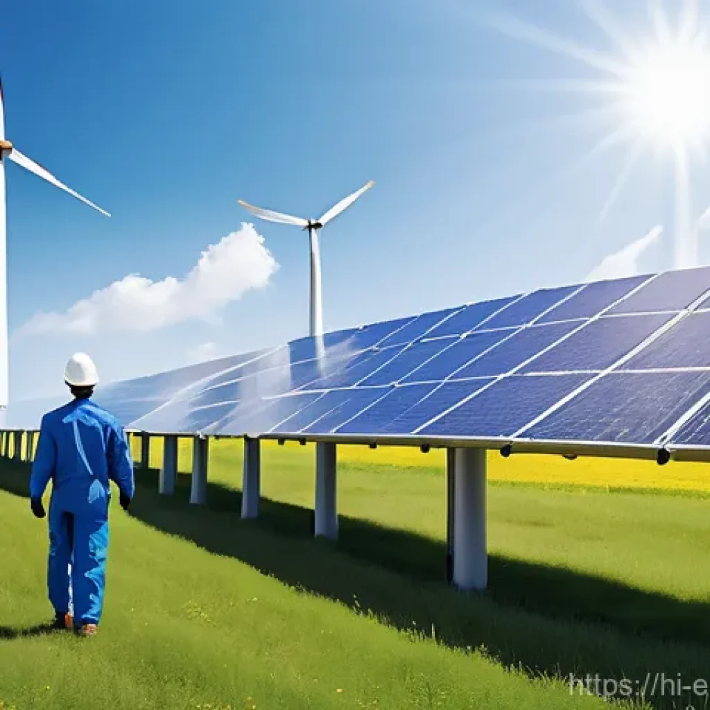 환경 기술의 국제적 협력 - **Prompt:** A diverse group of people, representing different nationalities and ethnicities, are col...