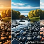 온실가스 배출량 저감 시스템 - Here are three detailed image generation prompts in English: